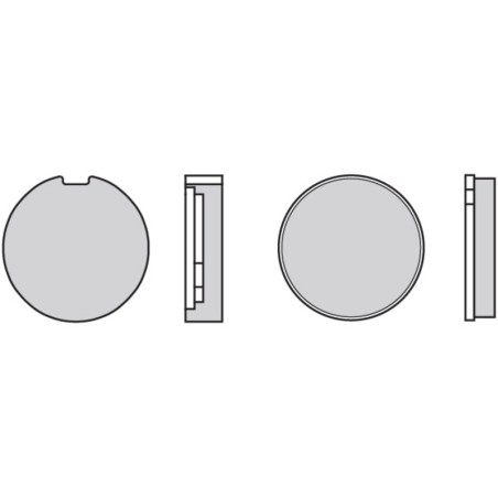 Pastillas de freno orgánicas Brembo 07KS0124