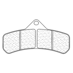 Juego de pastillas sinterizadas CL BRAKES (2586XBK5)