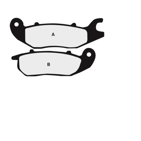 Juego pastillas de freno NISSIN 2P305NS Del. CBR125R 04