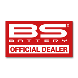 Pegatina BS Battery Distribuidor Oficial 70x130mm