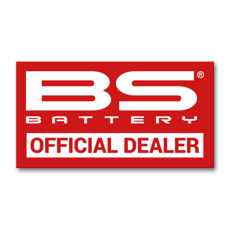Pegatina BS Battery Distribuidor Oficial 70x130mm