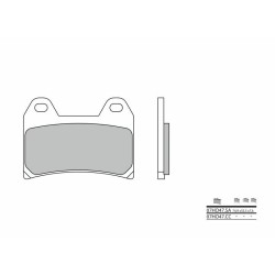 Pastillas de freno sinterizadas Brembo 07HO47SA