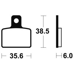 Pastillas de freno Tecnium MA303 Orgánicas 2