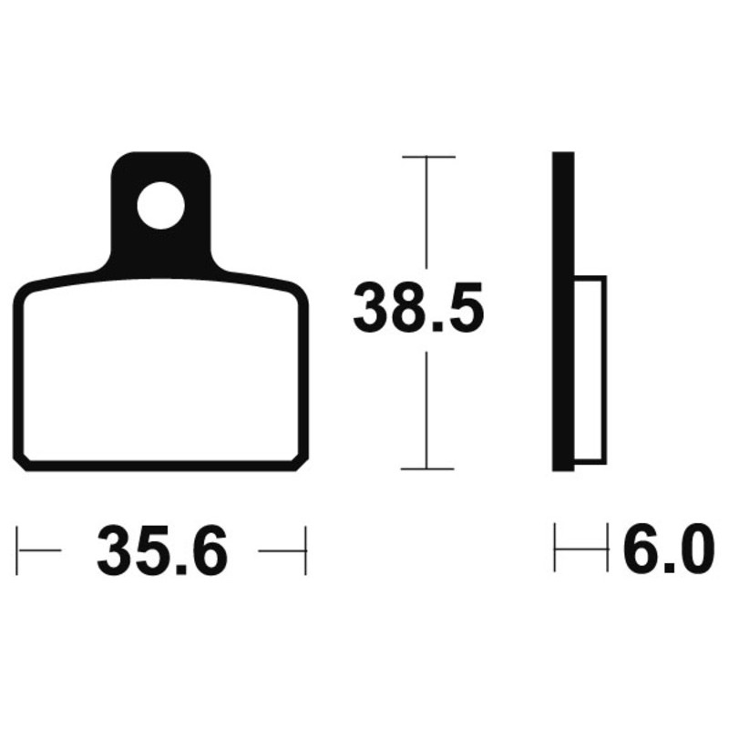 Pastillas de freno Tecnium MA303 Orgánicas