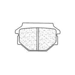 Juego de pastillas sinterizadas CL BRAKES (2472RX3) 2