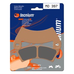 Pastillas de freno Tecnium MO397 Sinterizadas