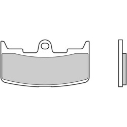Pastillas de freno sinterizadas Brembo 07GR68SA 2
