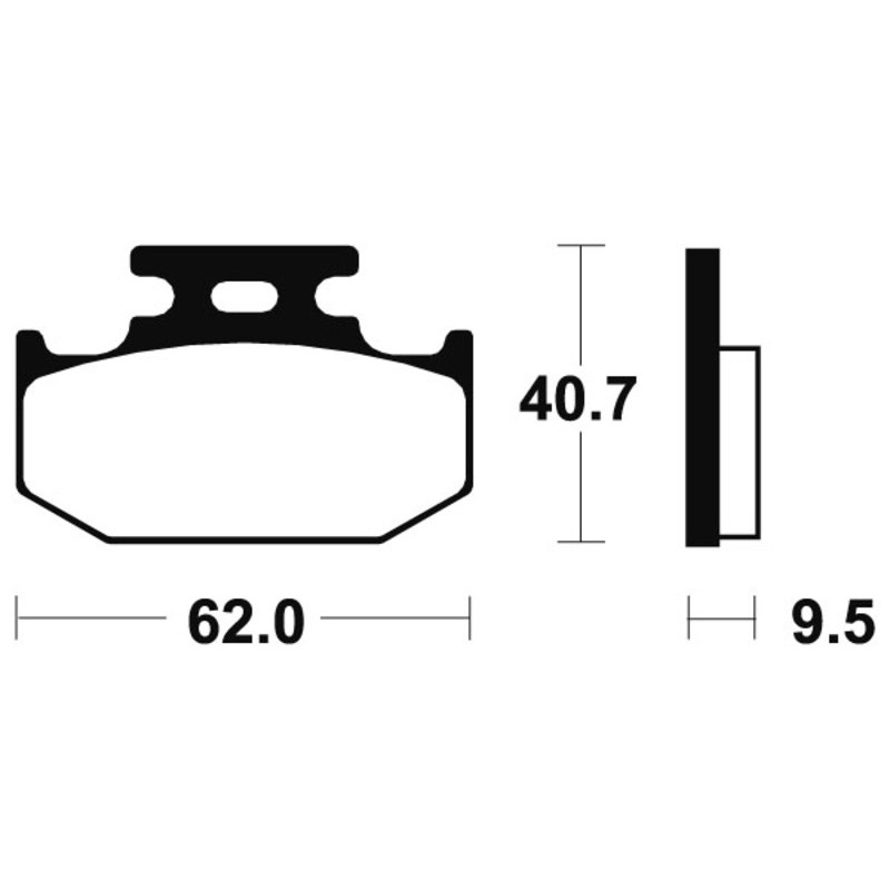 Pastillas de freno Tecnium MO148 Sinterizadas