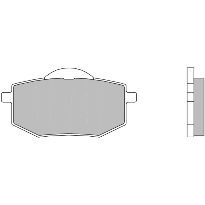 Pastillas de freno orgánicas Brembo 07YA1909