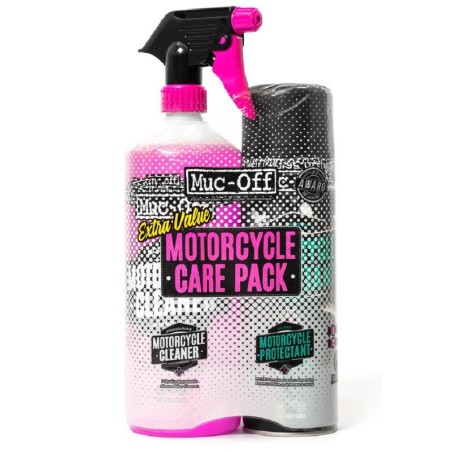 Kit duo de cuidado moto (Motorcycle Protectant + Cleaner) Muc-Off Care Pack