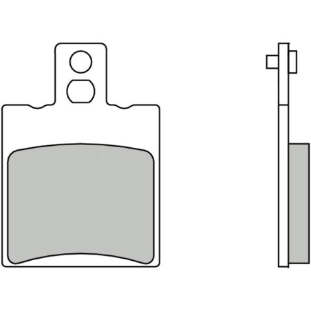 Pastillas de freno orgánicas Brembo 07087
