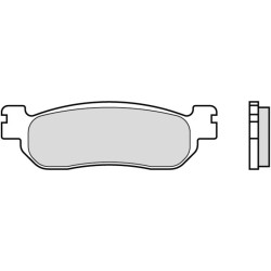 Pastillas de freno orgánicas Brembo 07043 2