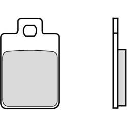 Pastillas de freno orgánicas Brembo 07017 2