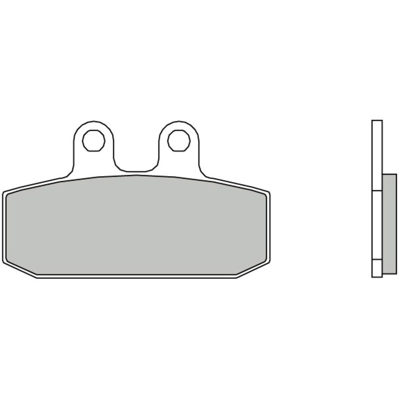 Pastillas de freno orgánicas Brembo 07GR13CC