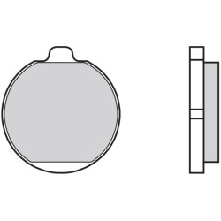 Pastillas de freno orgánicas Brembo 07KA0414 2