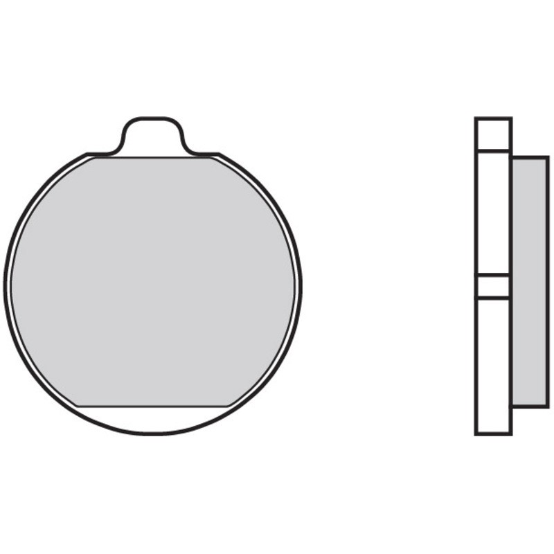 Pastillas de freno orgánicas Brembo 07KA0414