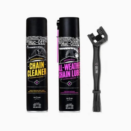 Kit de mantenimiento de cadena MUC-OFF para moto