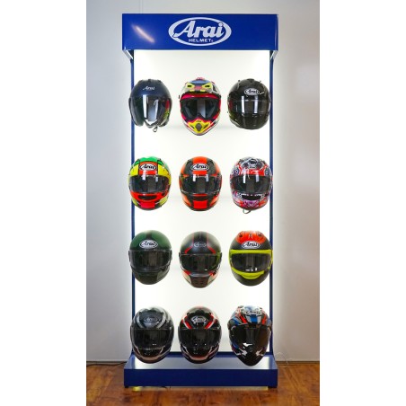 Expositor de cascos ARAI - 12 cascos