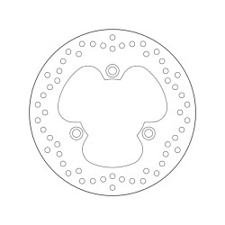 Disco de freno BREMBO Serie Oro redondo fijo 2
