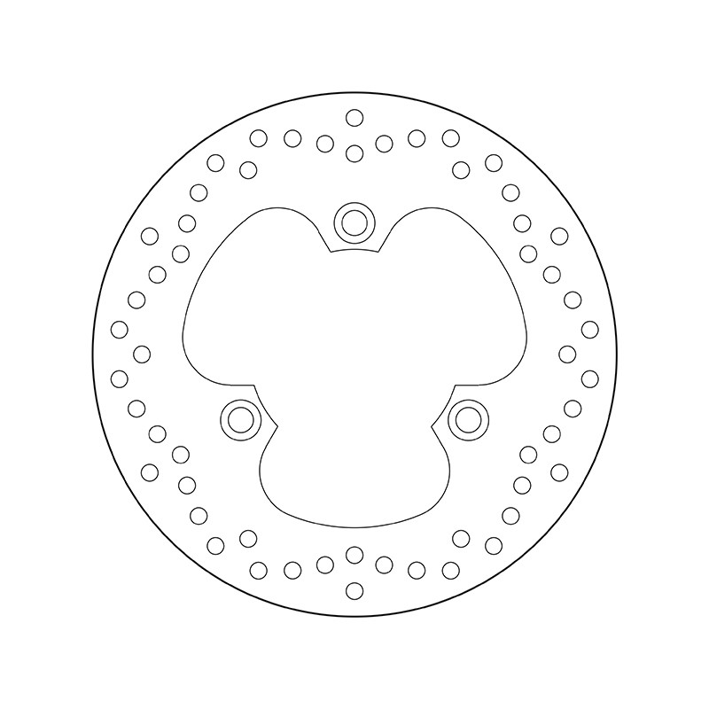Disco de freno BREMBO Serie Oro redondo fijo