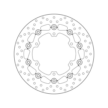 Disco de freno BREMBO Serie Oro redondo flotante