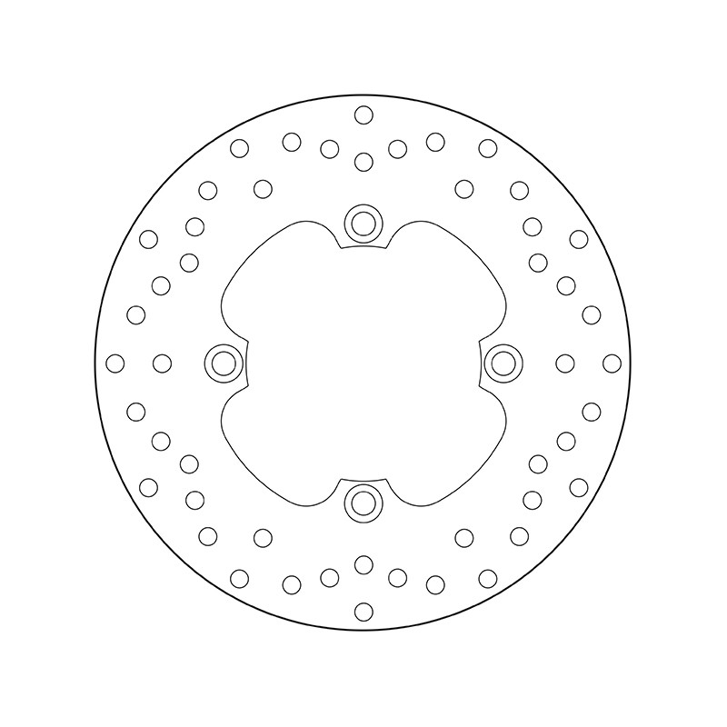 Disco de freno BREMBO Serie Oro redondo fijo