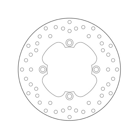 Disco de freno BREMBO Serie Oro redondo fijo