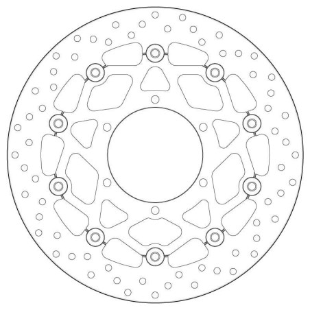 Disco de freno BREMBO Serie Oro redondo flotante