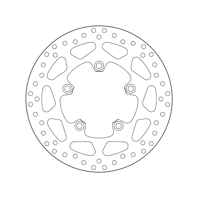 Disco de freno BREMBO Serie Oro redondo fijo