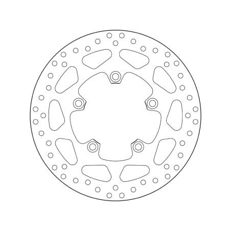 Disco de freno BREMBO Serie Oro redondo fijo