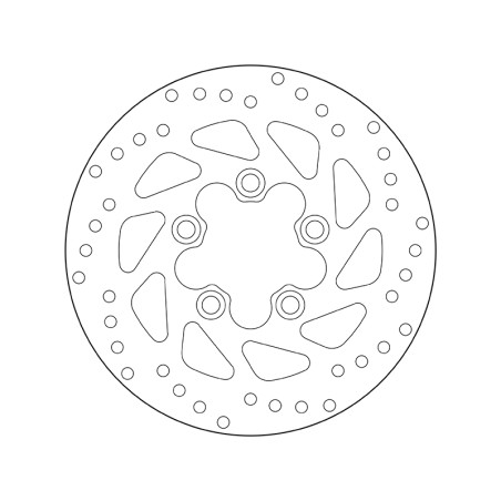 Disco de freno BREMBO Serie Oro redondo fijo