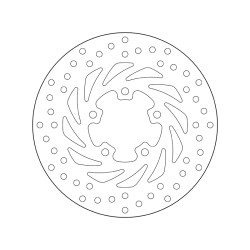 Disco de freno BREMBO Serie Oro redondo fijo 2