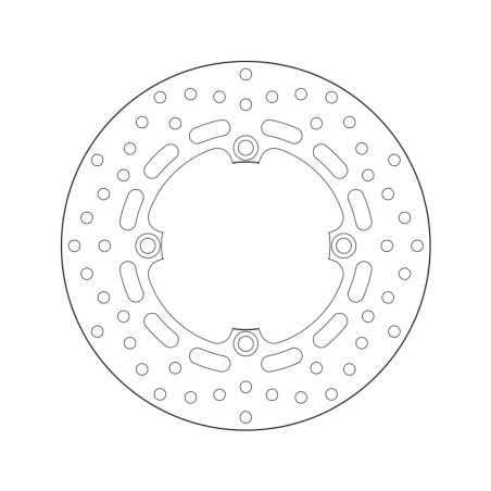 Disco de freno BREMBO Serie Oro redondo fijo