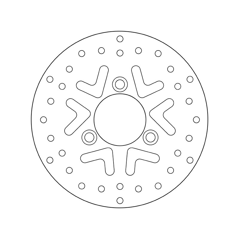 Disco de freno BREMBO Serie Oro redondo fijo