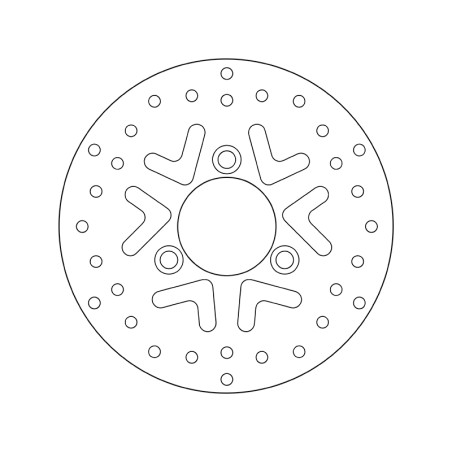 Disco de freno BREMBO Serie Oro redondo fijo