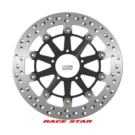 Disco de freno NG BRAKES Race Star redondo flotante