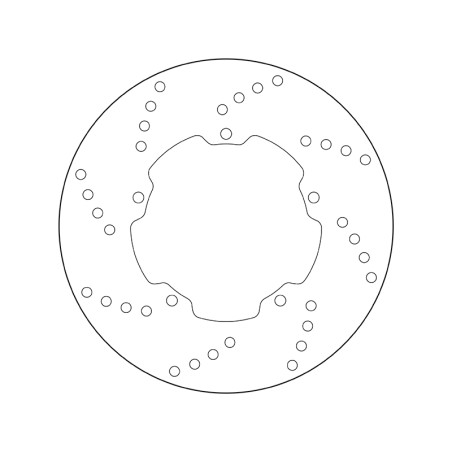 Disco de freno BREMBO Serie Oro redondo fijo