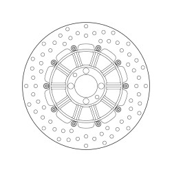 Disco de freno BREMBO Serie Oro redondo fijo 2