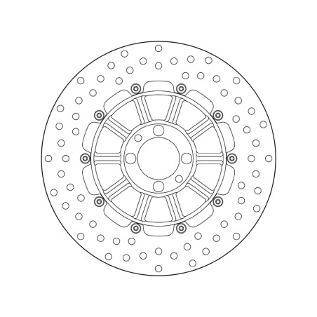 Disco de freno BREMBO Serie Oro redondo fijo