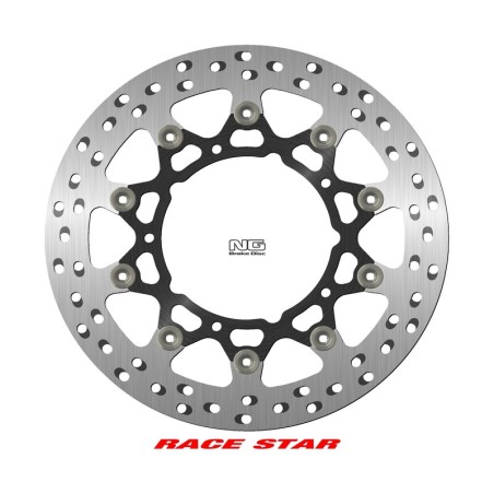 Disco de freno NG BRAKES Race Star redondo flotante