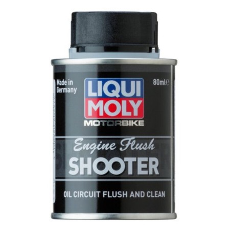 Aditivo de aceite eliminador de residuos LIQUI MOLY Motorbike Engine Flush Shooter - 80ml