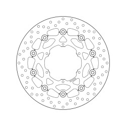 Disco de freno BREMBO Serie Oro redondo flotante 2