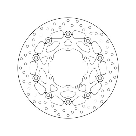 Disco de freno BREMBO Serie Oro redondo flotante
