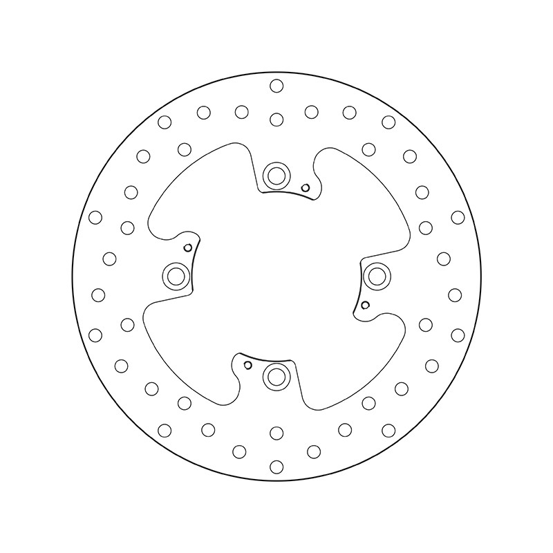 Disco de freno BREMBO Serie Oro redondo fijo
