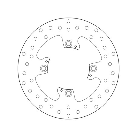 Disco de freno BREMBO Serie Oro redondo fijo