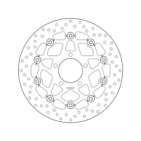 Disco de freno BREMBO Serie Oro redondo flotante