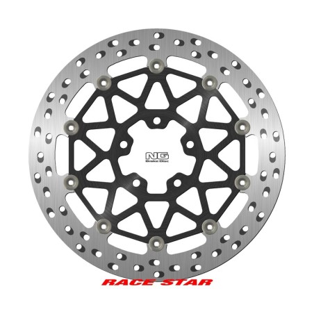Disco de freno NG BRAKES Race Star redondo flotante