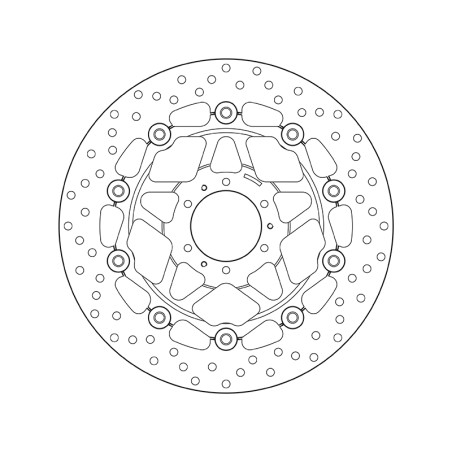 Disco de freno BREMBO Serie Oro redondo flotante