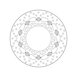 Disco de freno BREMBO Serie Oro redondo flotante 2