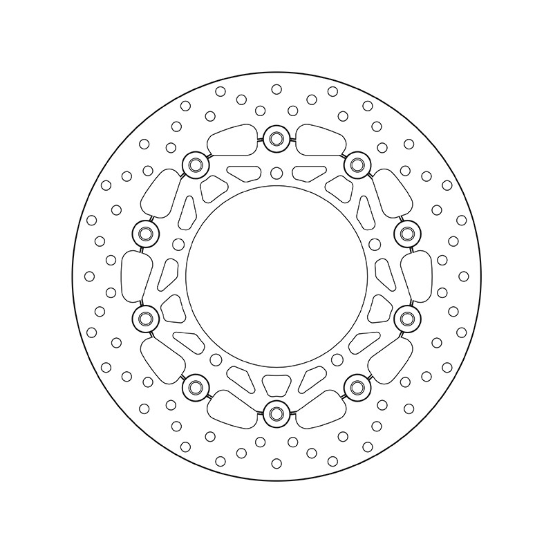 Disco de freno BREMBO Serie Oro redondo flotante